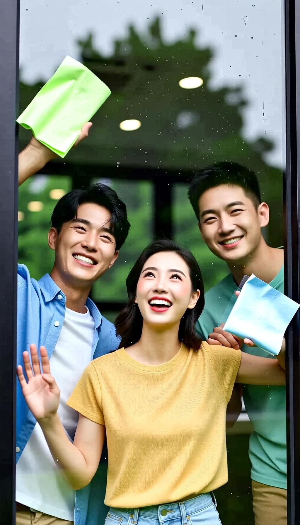 【爆款标题】：擦玻璃也能笑出声？这些“快乐擦玻璃”的秘密你知道了吗！

嘿，朋友