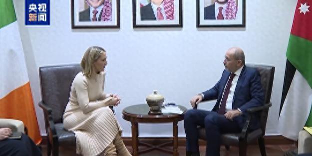 约旦和爱尔兰外长在安曼碰了头，聊了一堆中东的事。重点就是加沙那停火协议，两边都说