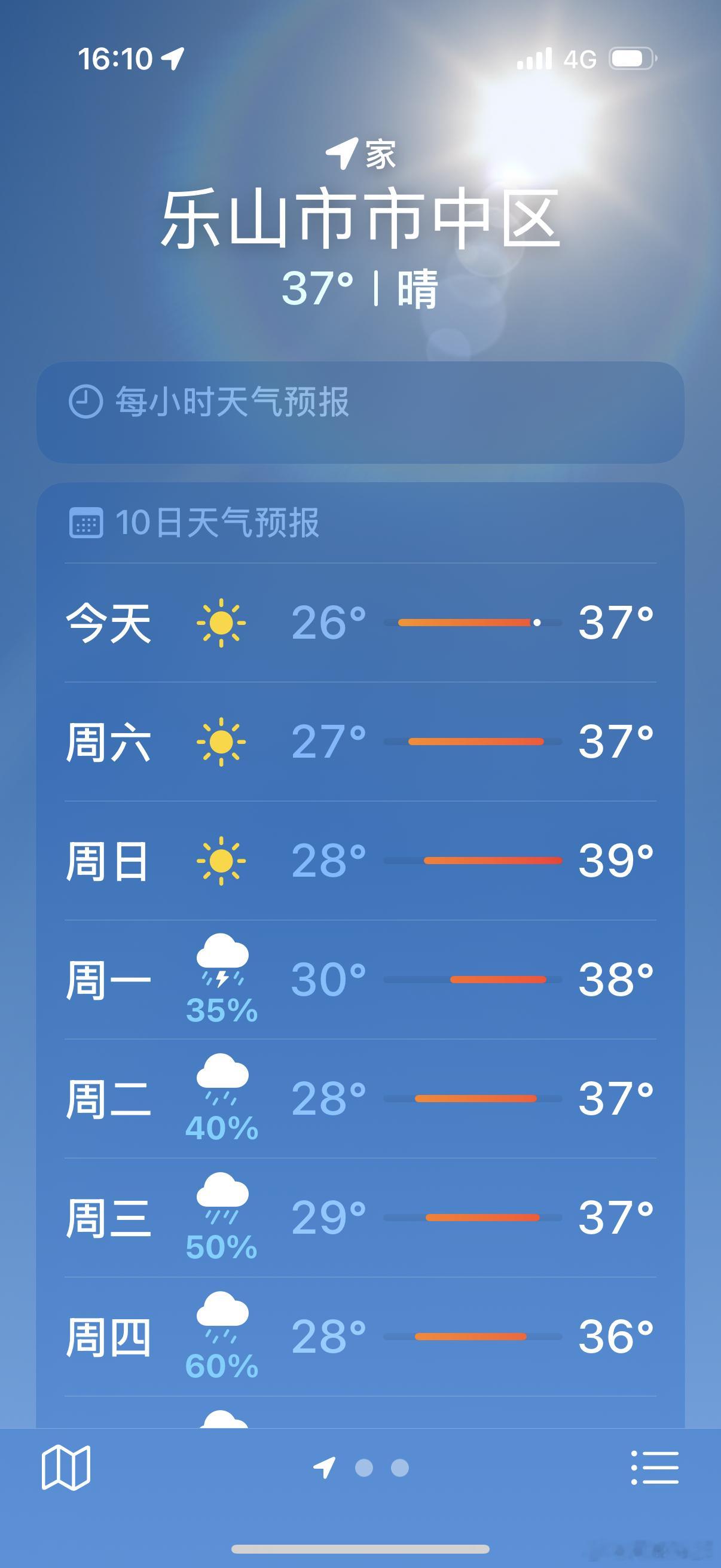 看了一下最近的天气，人麻了 ​​​