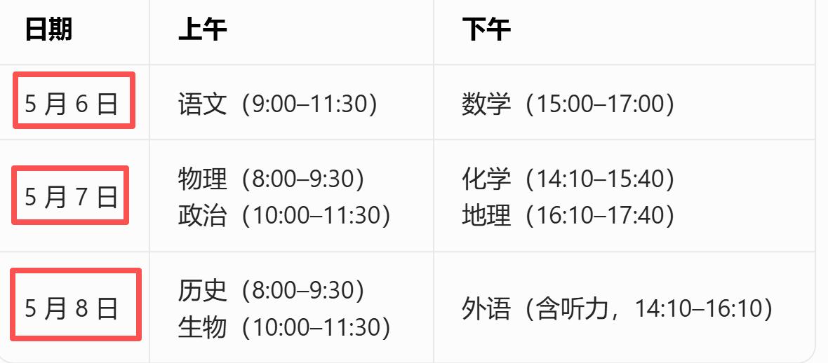 [庆祝]2026 年淄博市高三二模考试时间拟定为 5 月 6 日至 5 月 8 