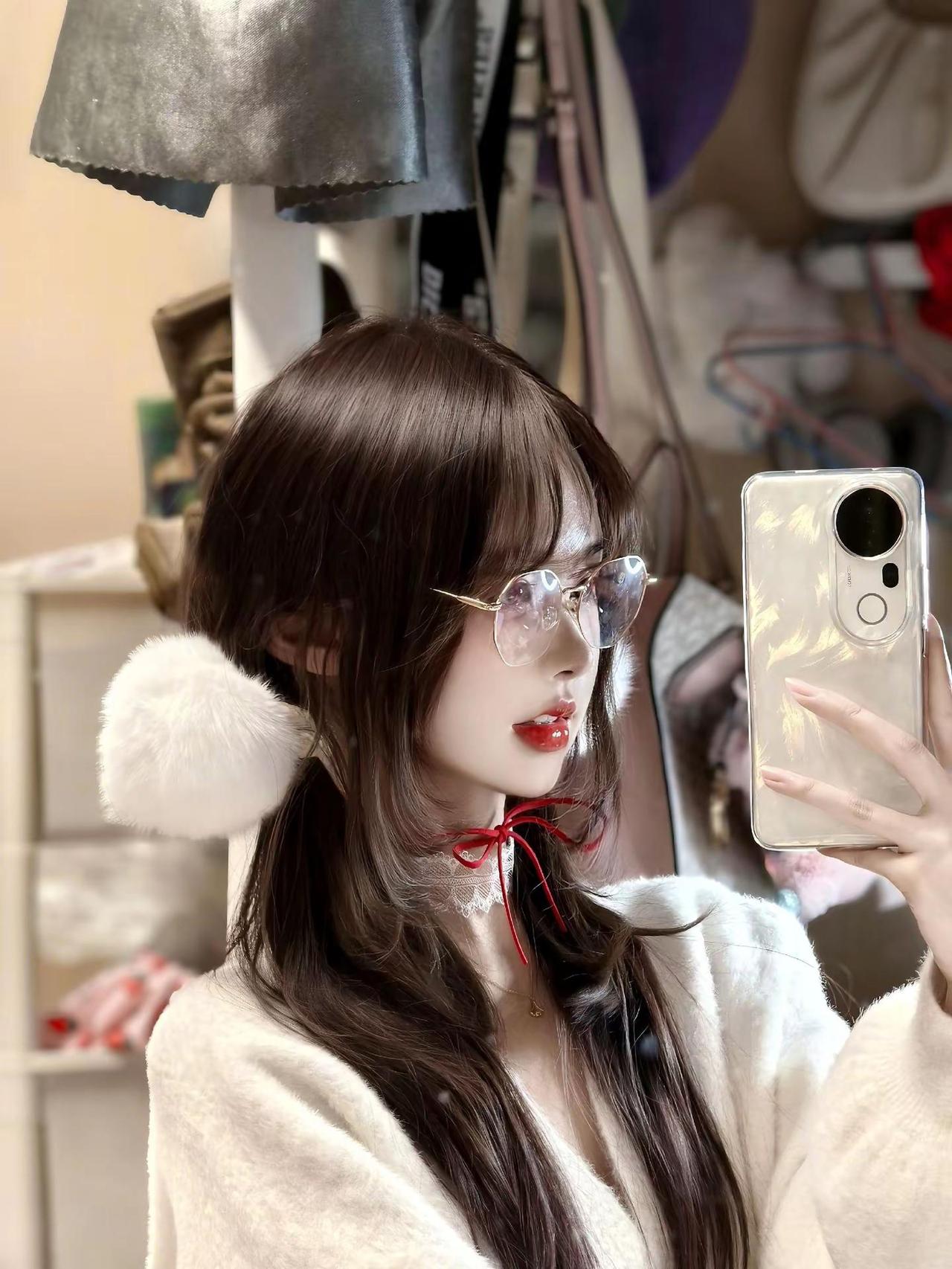 戴不戴眼镜御姐甜妹眼镜