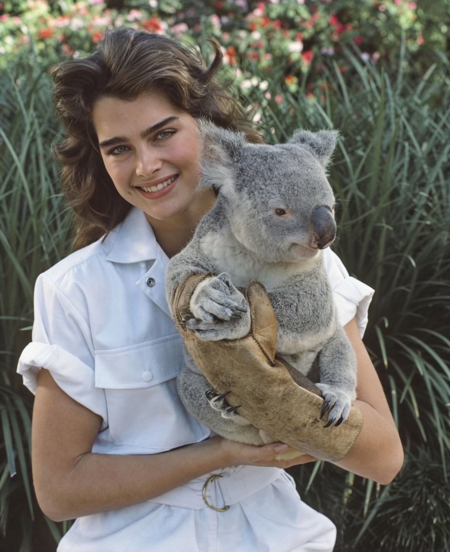 Brooke Shields, 1983. 