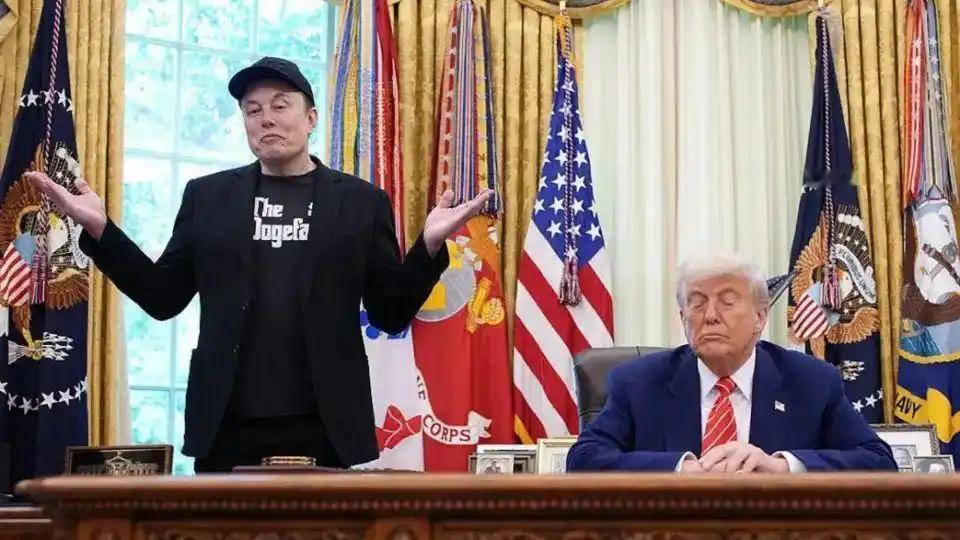 特朗普马斯克高调复合！关税反噬致大选告急，懂王低头急寻金主保驾护航！

政治圈里