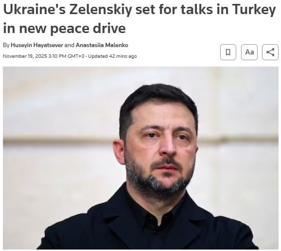 路透社证实，美国高级军事官员将于明日在基辅向泽连斯基提交一份美国与俄罗斯商讨过的