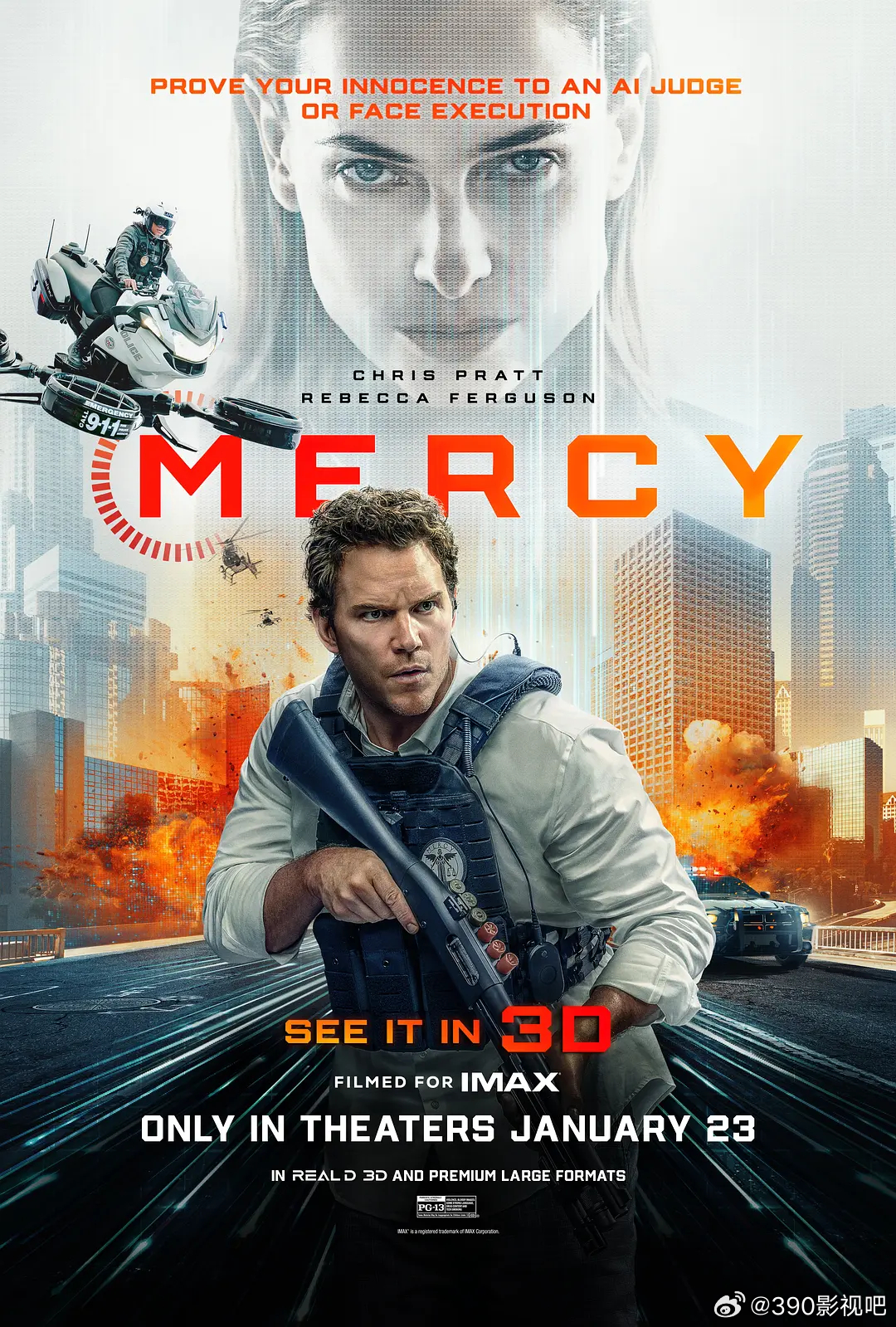 4K蓝光BD2160P中英特效字幕版！极限审判 Mercy (2026)简介：警