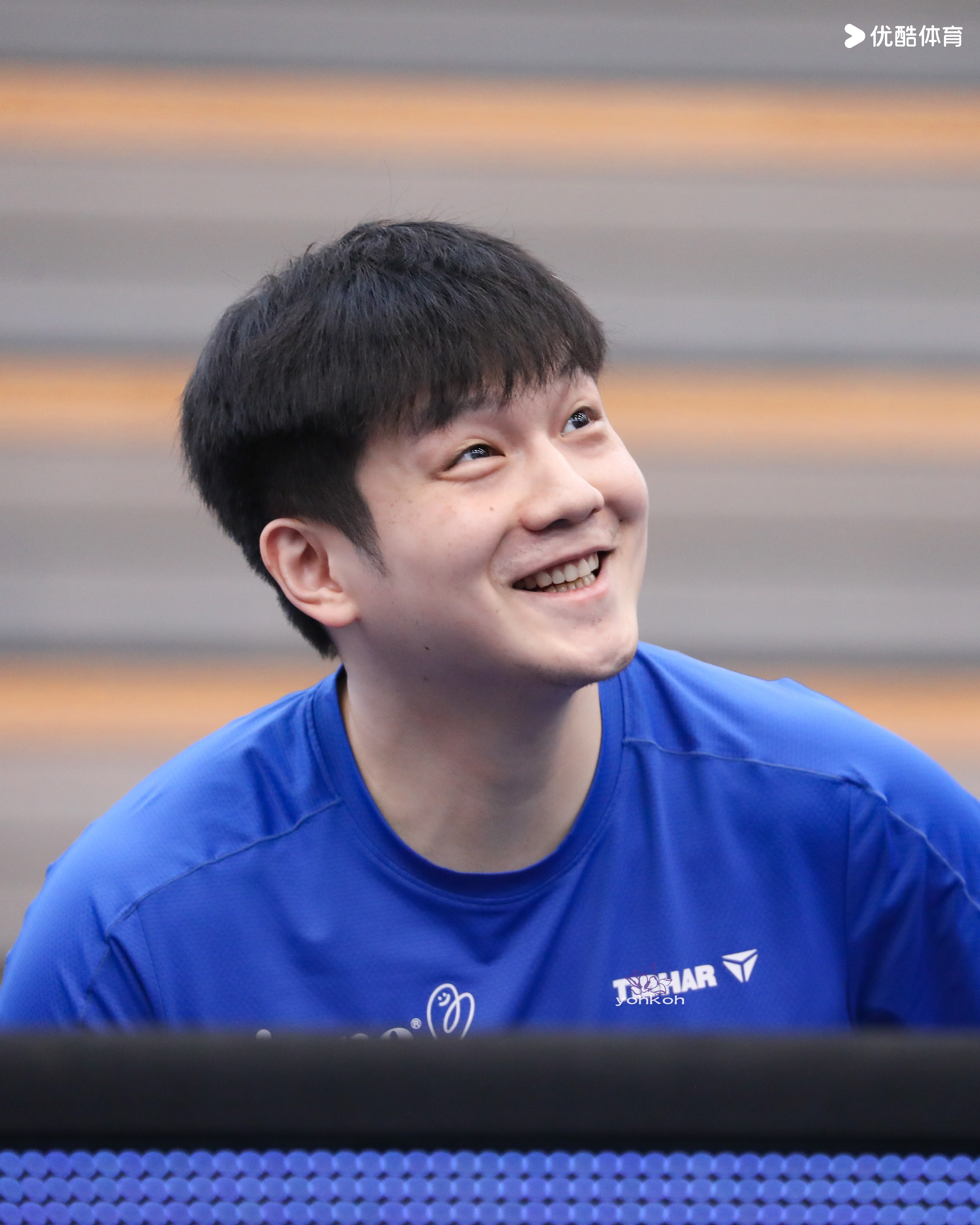 樊振东樊振东德甲德甲乒乓球联赛 小熊笑开花