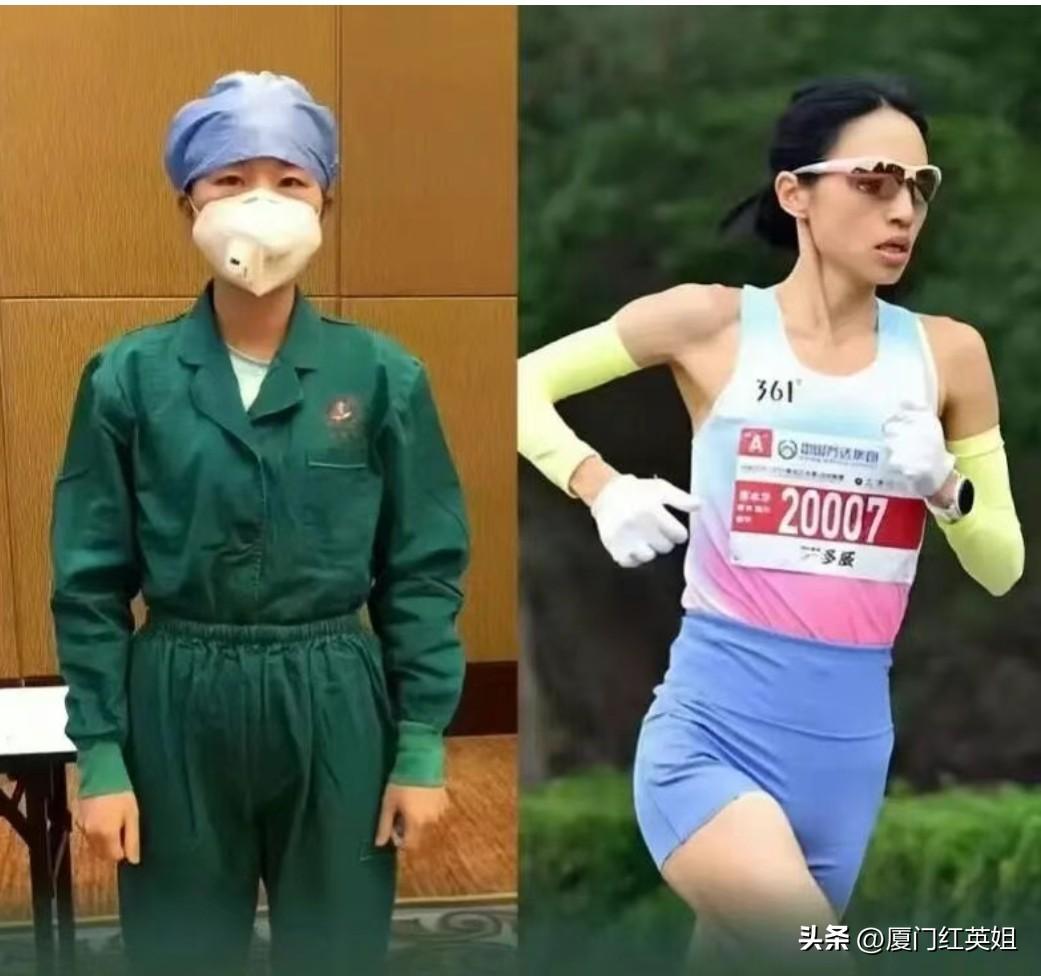 辞职女护士张水华三月第一跑
在南京北岸马拉松比赛上
成绩超过1月份的重庆马拉松