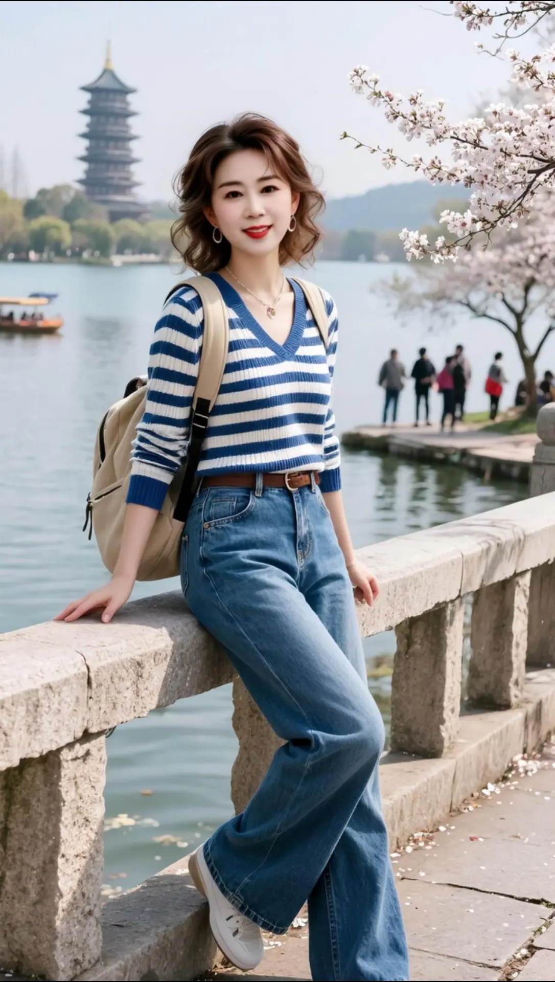 AI湖畔生活照 随变ai随便玩