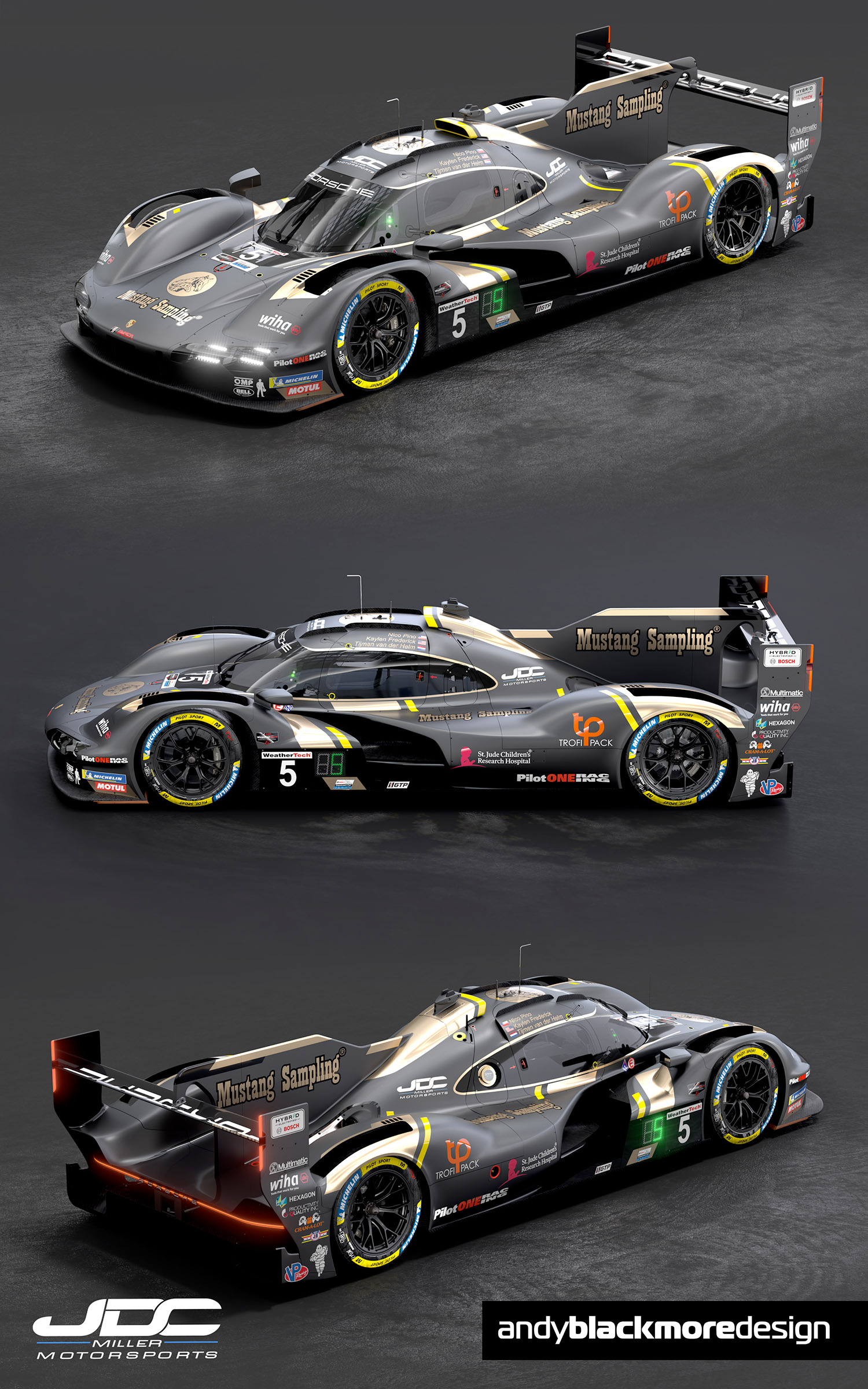 JDC-Miller MotorSports经典涂装返场~在第74届赛百灵12小