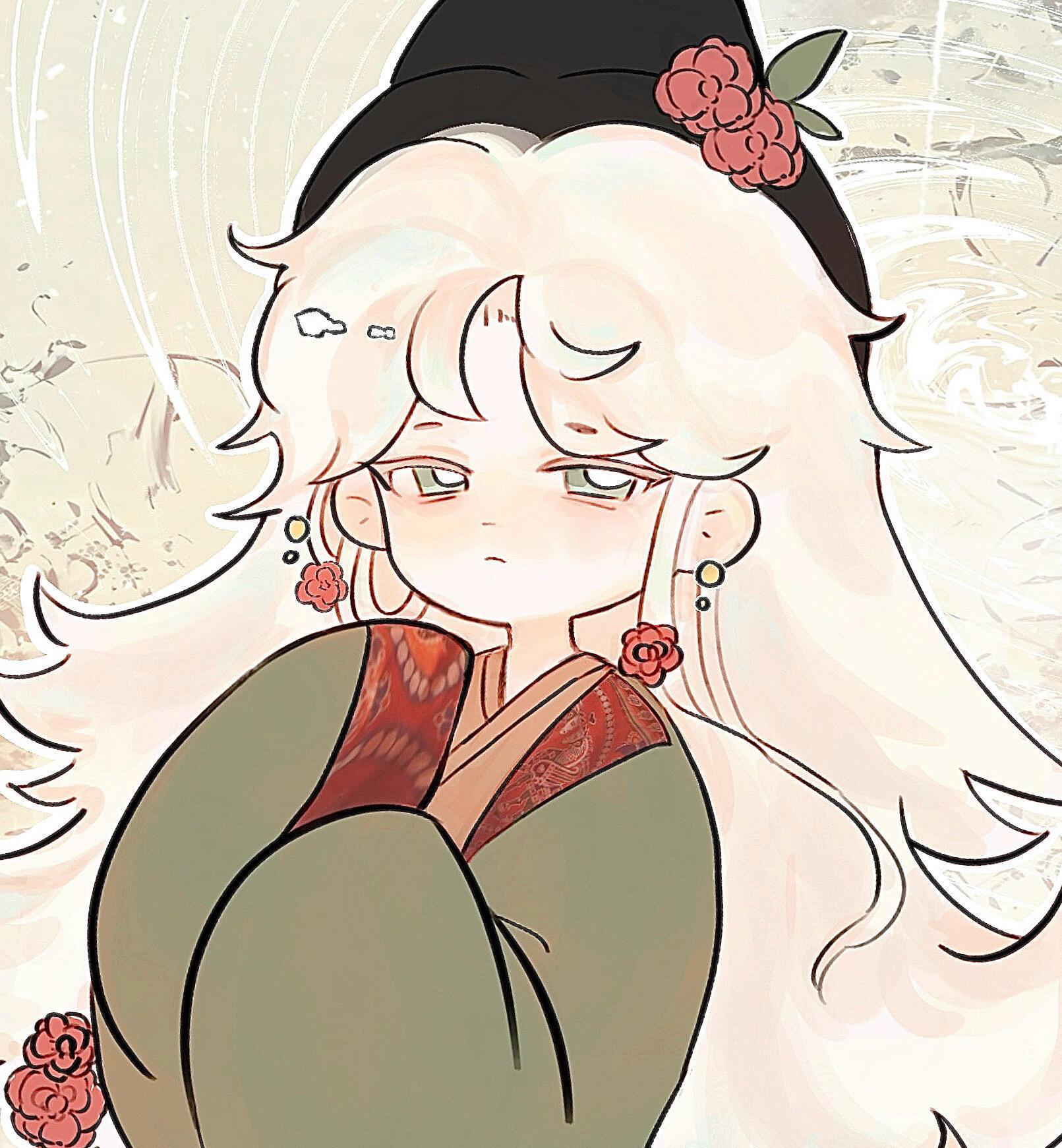 刘学义演的白居易 🥰刘学义兰香如故 山茶花神掰了甜～美轮美奂白乐天🥰🥰🥰