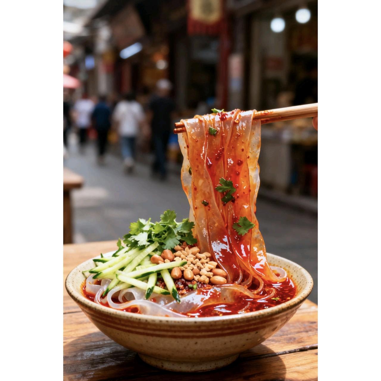 凌晨两点的急诊室，刘阿姨差点吓懵了——她就在街边买了碗凉皮吃下去，结果直接吐到浑