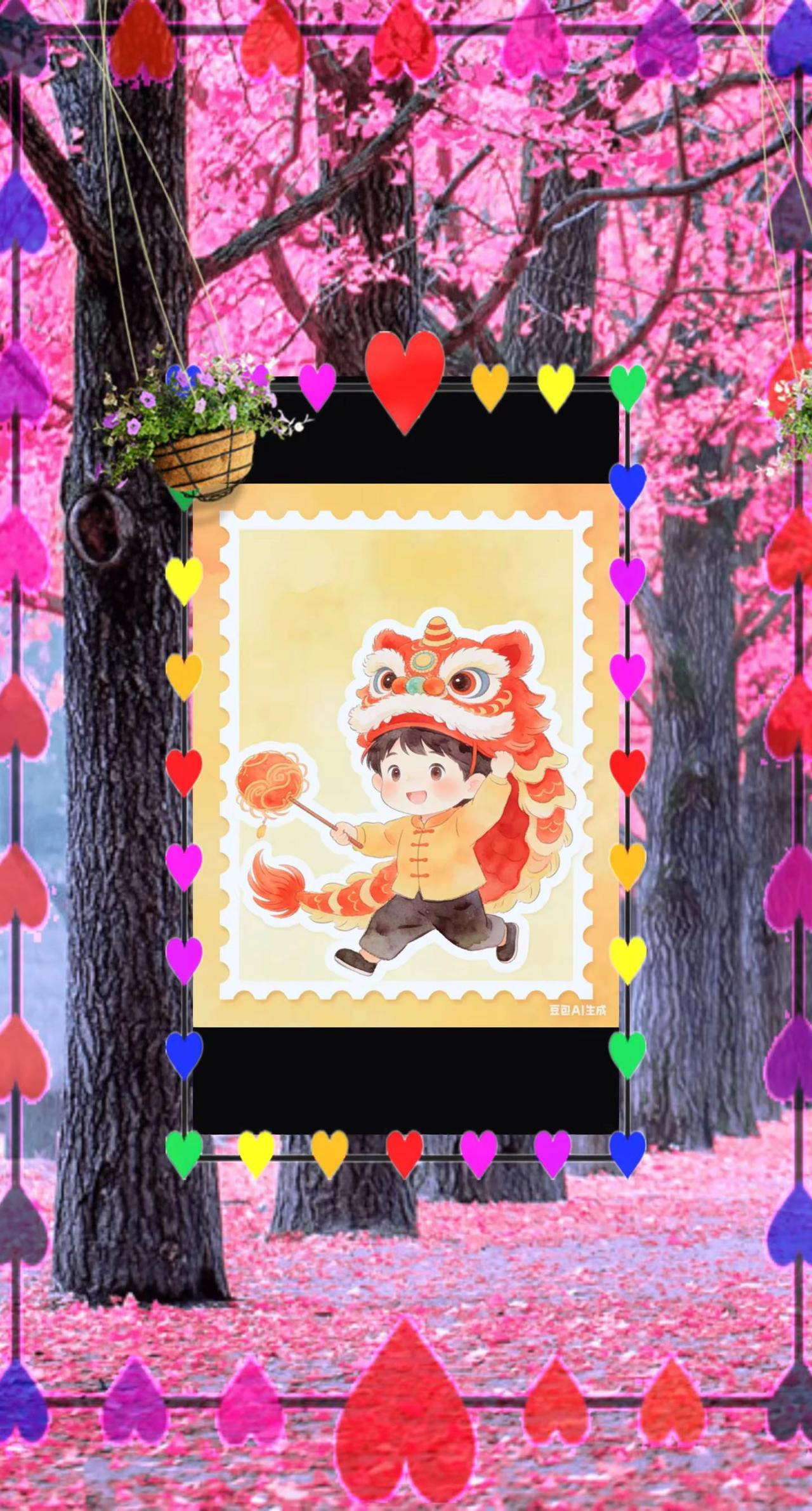 元宵节萌娃表演。