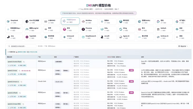 成本降 98%：国内比较好的API中转站 DMXAPI 实测 Qwen3.8-Omni-Flash