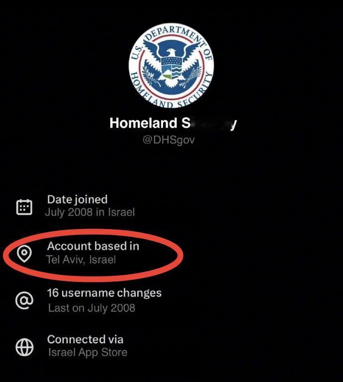 我去，谁能想到美国国安部官网IP地址在以色列特拉维夫！（图一）

另外，X上一堆