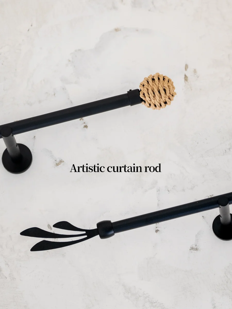 好看的窗帘杆装饰头❗️质感拿捏🤌