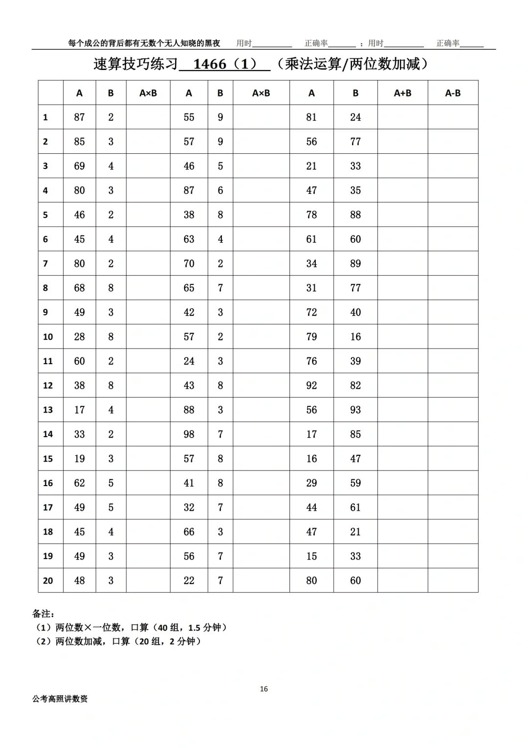 资料分析速算练习1466