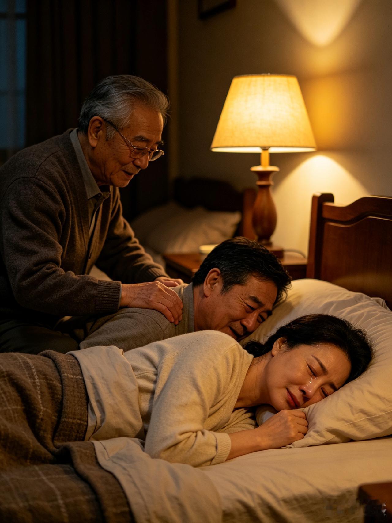 公公每晚都要来给丈夫捶背，那夜我装作熟睡，听见他摸黑走到我枕边说了一句话，我浑身