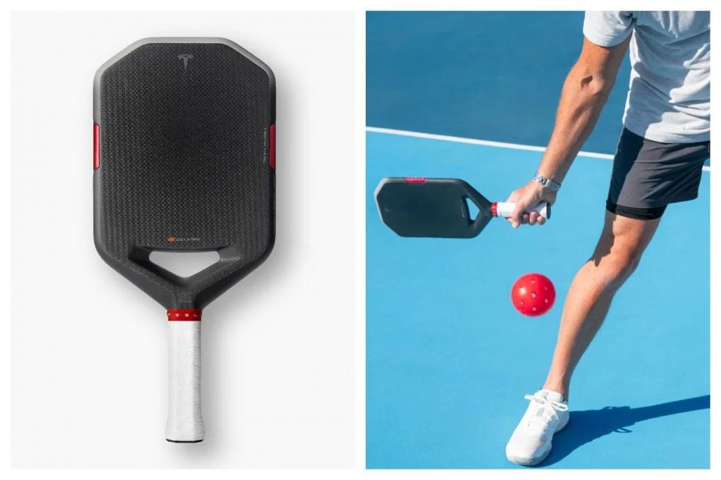 (照片取特斯电动车厂特斯拉推出匹克球拍，与运动器材公司Selkirk合作，售价3