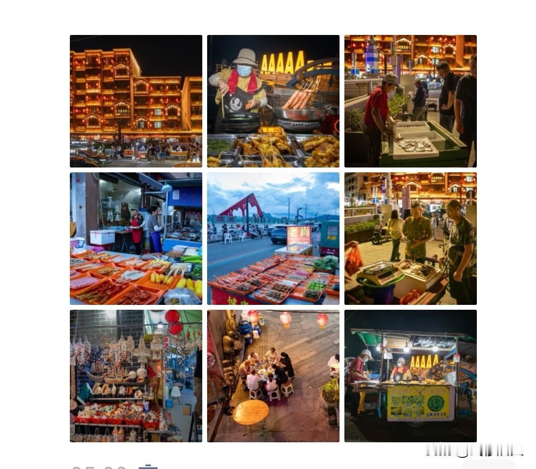 霞关码头的夜市
        霞关码头夜色阑珊，老街灯火映红天际，排档小吃沿街