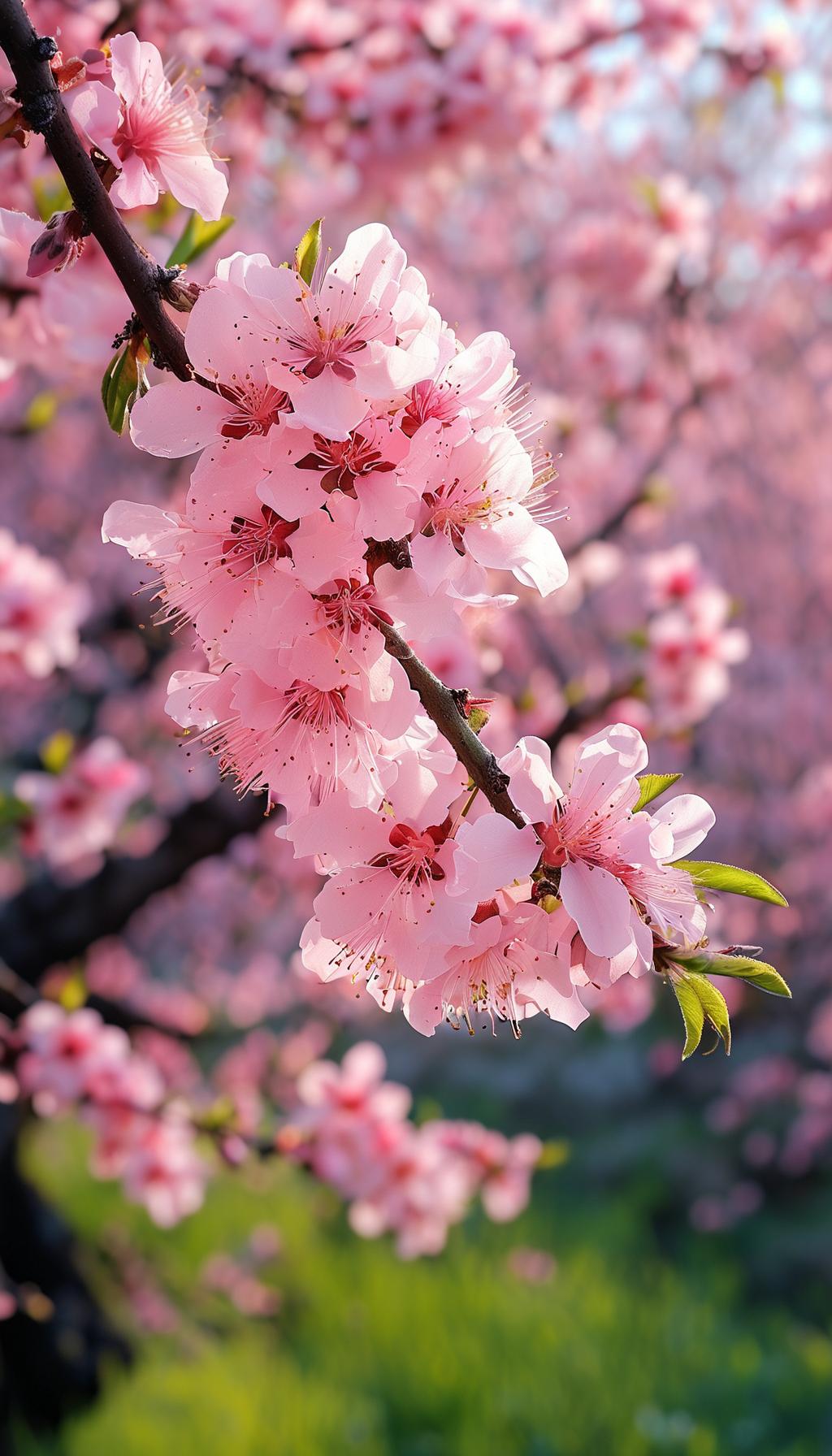 美丽的桃花，南通黄明，