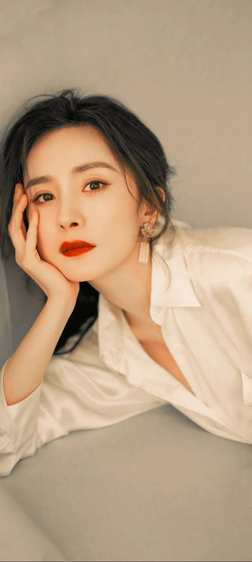 杨幂 白衬衫纯欲风 女神