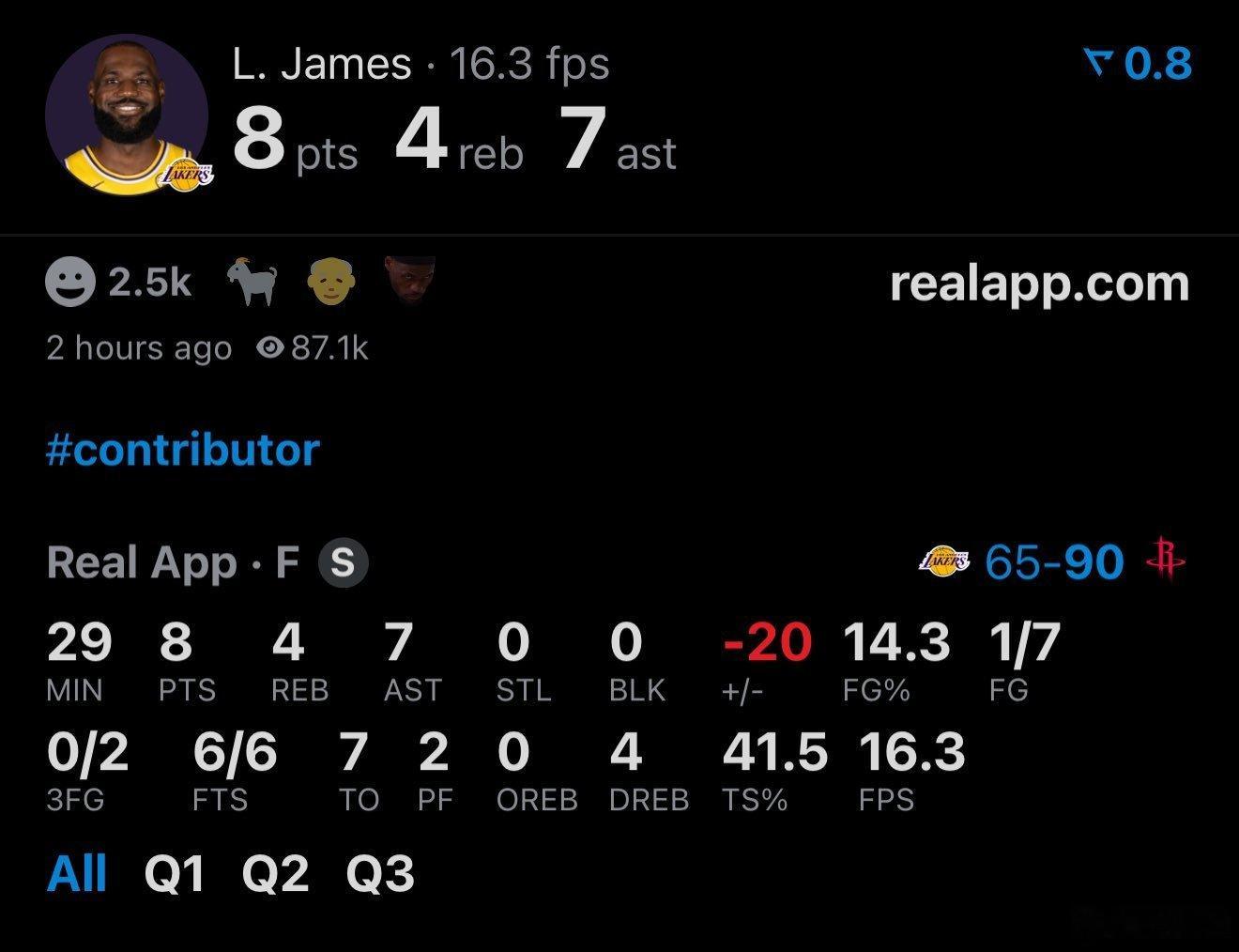 阿勒三节7中1，7失误。今天就像一个41岁的 