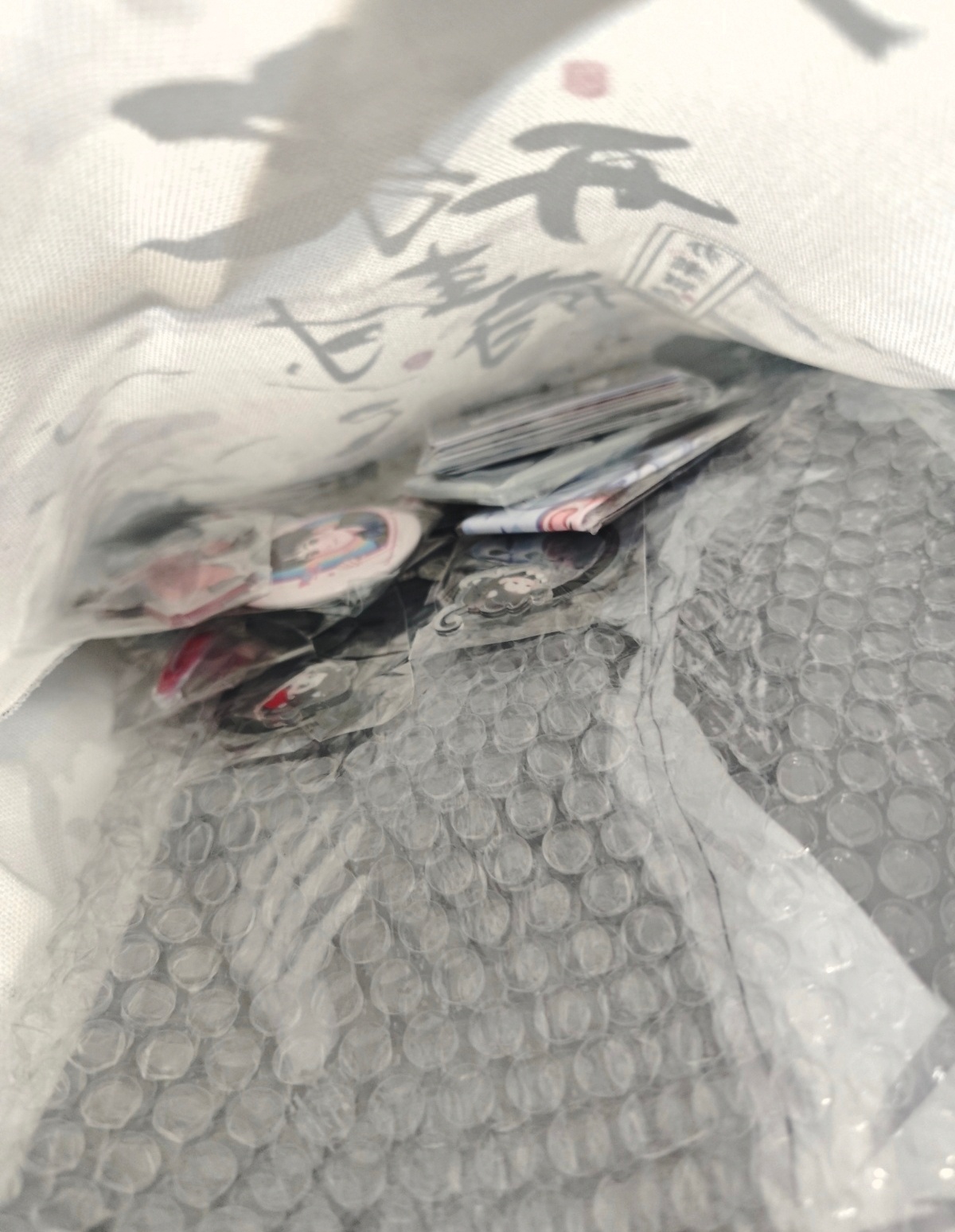 我的抽抽乐收到啦，好多小卡，谢谢罐头[送花花] ​​​