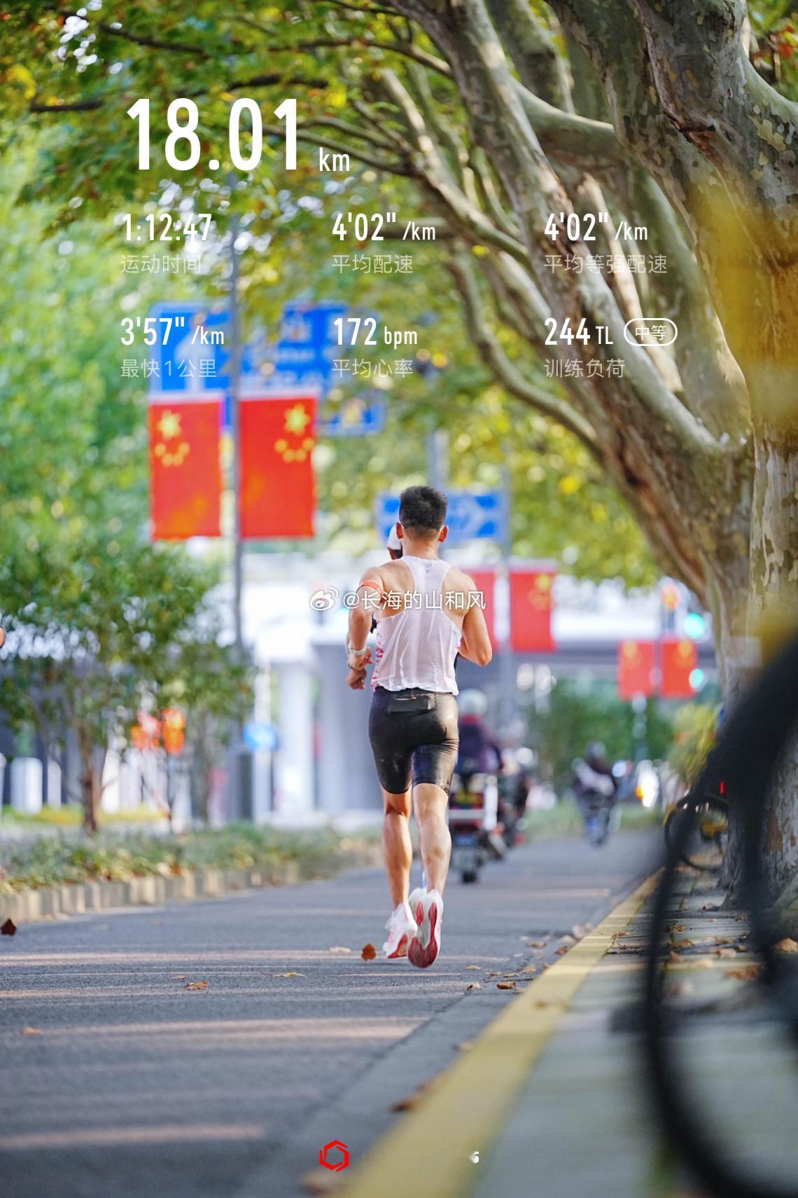 跑步[超话]  那就尽情的奔跑吧 ​​​