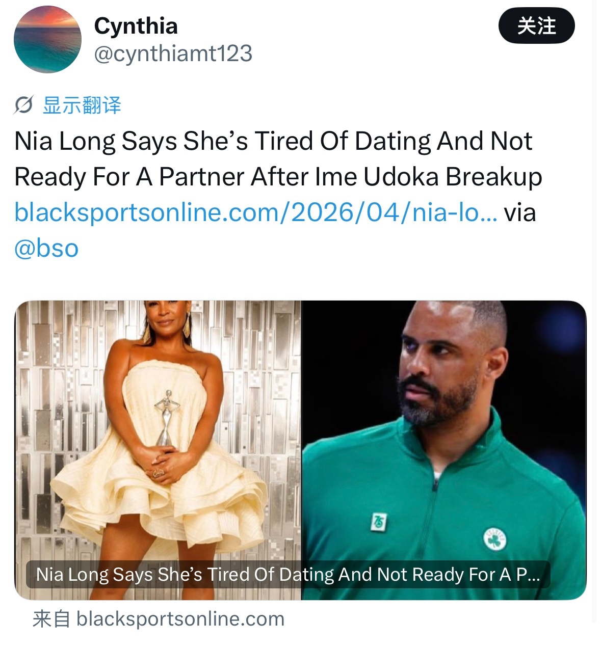 55岁的妮雅-隆表示，她喜欢和年轻男性约会，但择偶标准非常挑剔，原因是：“话太多