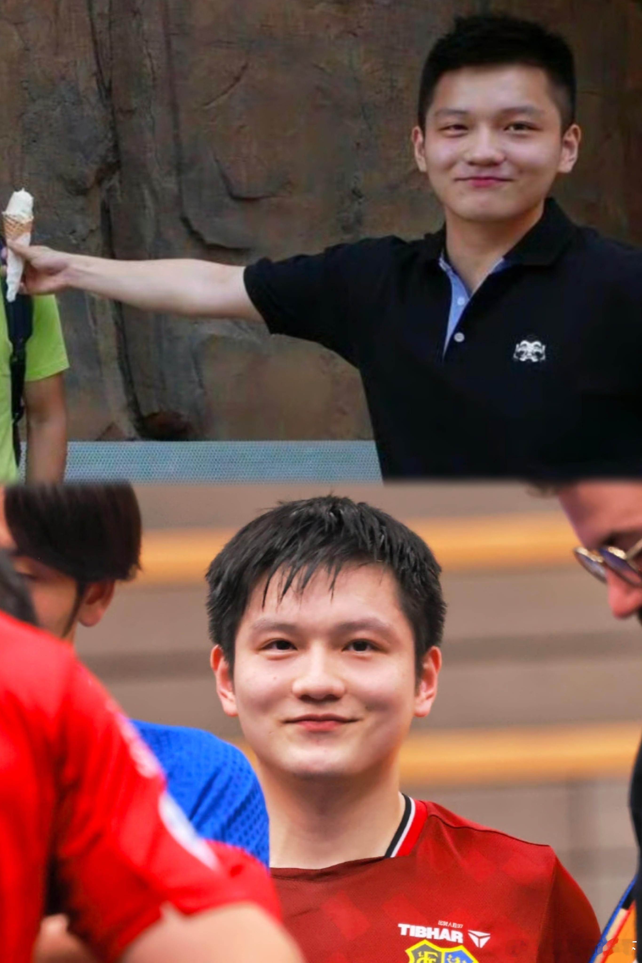 樊振东在欢乐谷浅浅的微笑在德甲重合了 