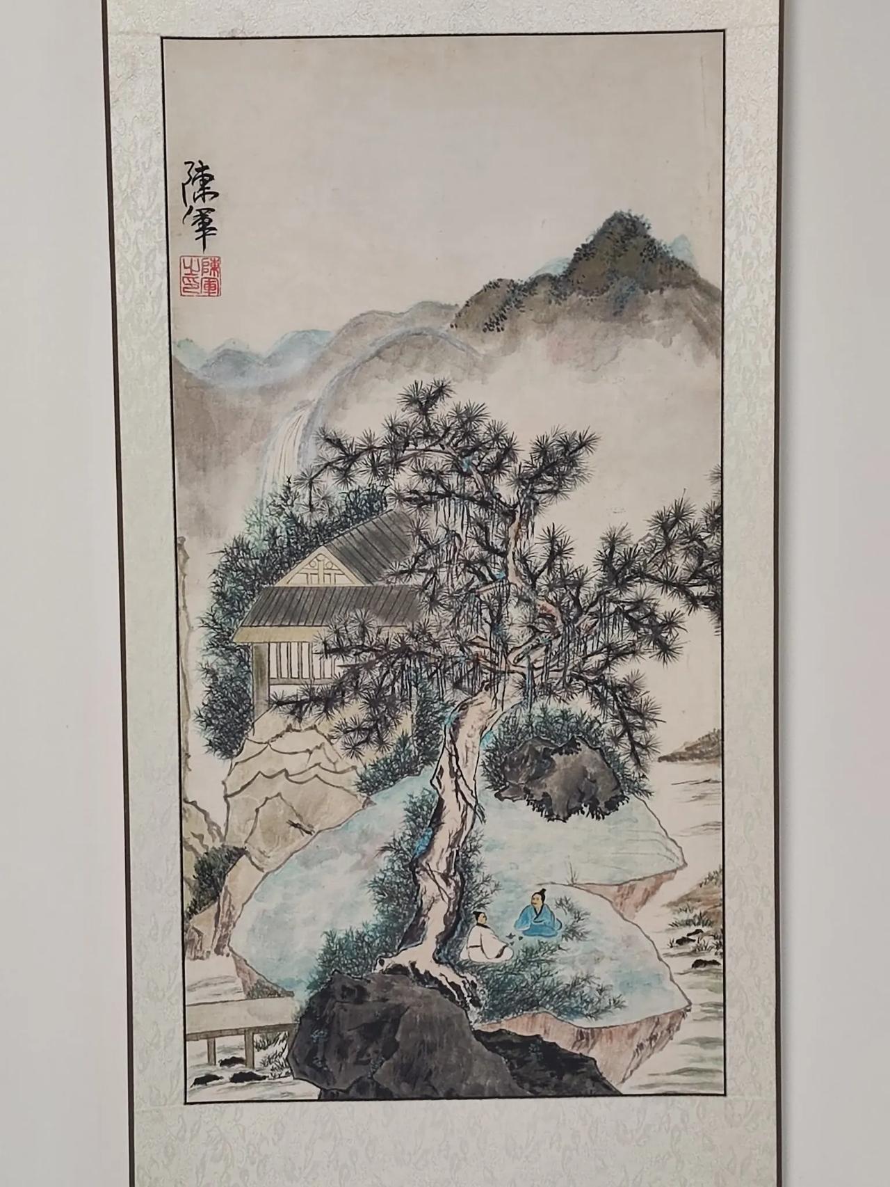 我哥，小镇画家陈军作品九宫格
自五月份以来，陆续裱出了25幅作品，还有将近30幅