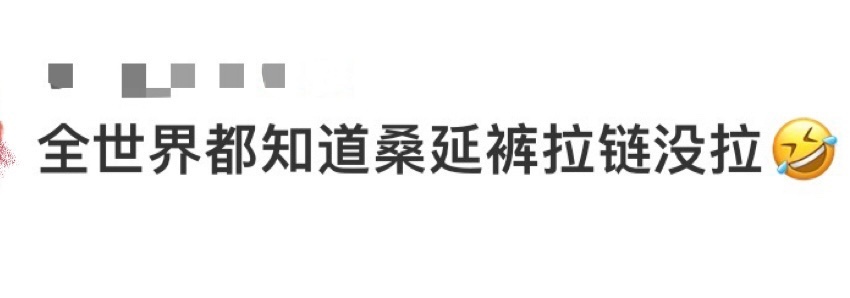 全世界都知道桑延裤拉链没拉  笑晕了跨年那天桑延不仅被温以凡看到自己裤链没拉，还