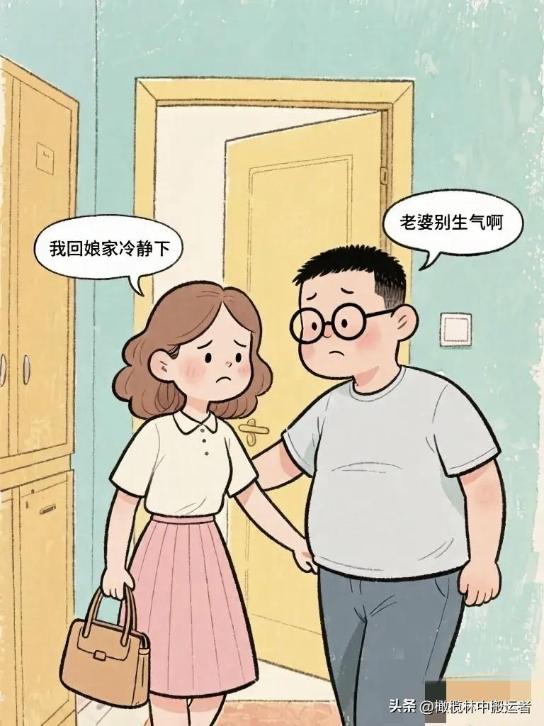 值得一看的的漫画推荐：老婆跟老公吵架，一生气跑回娘家住了。老公：“你什么时候回来