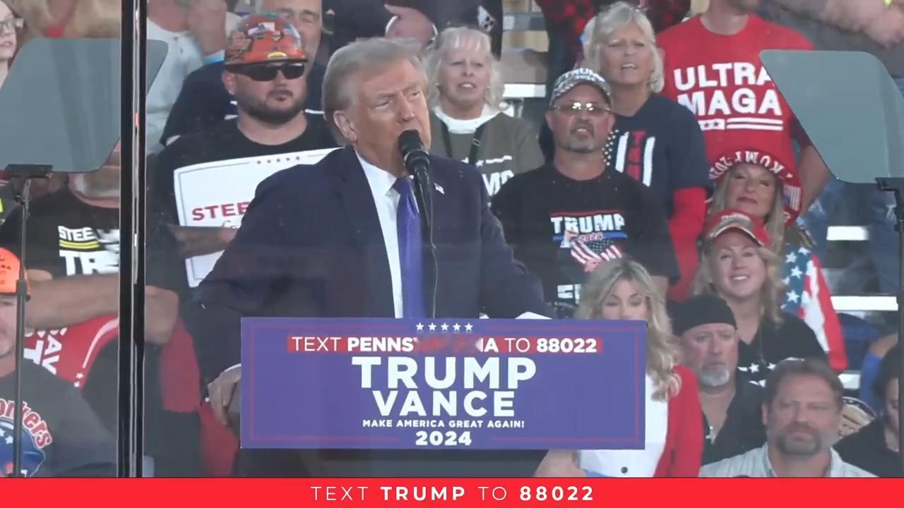 特朗普总统在一次演讲中表示：“有了你们的支持，我们将重振国家的力量、主导地位、繁