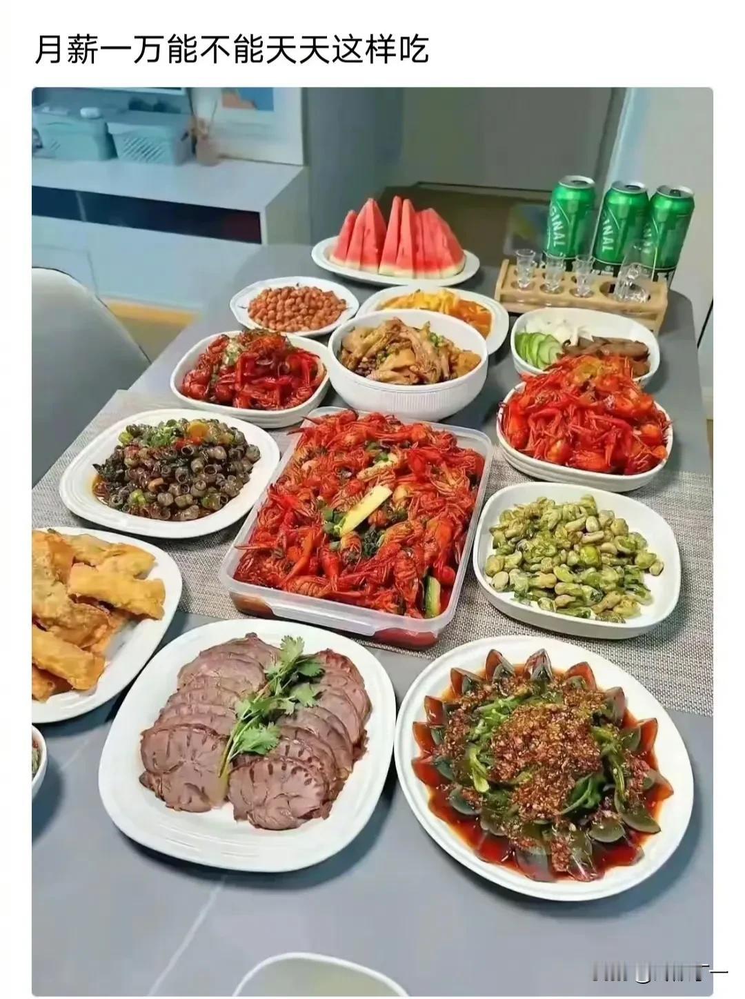 月薪一万能不能天天这样吃？