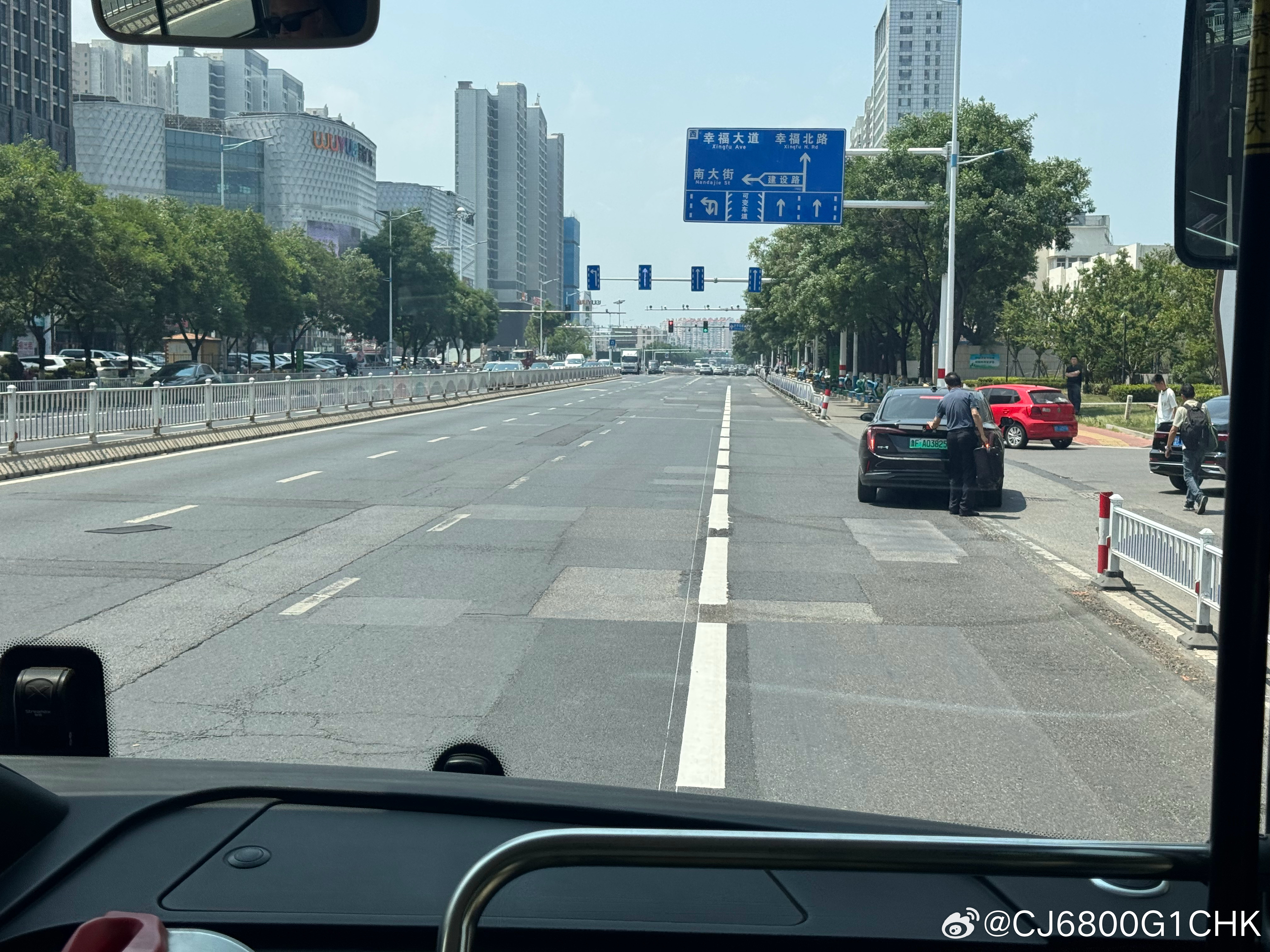 新国标公交车道标线 烟台