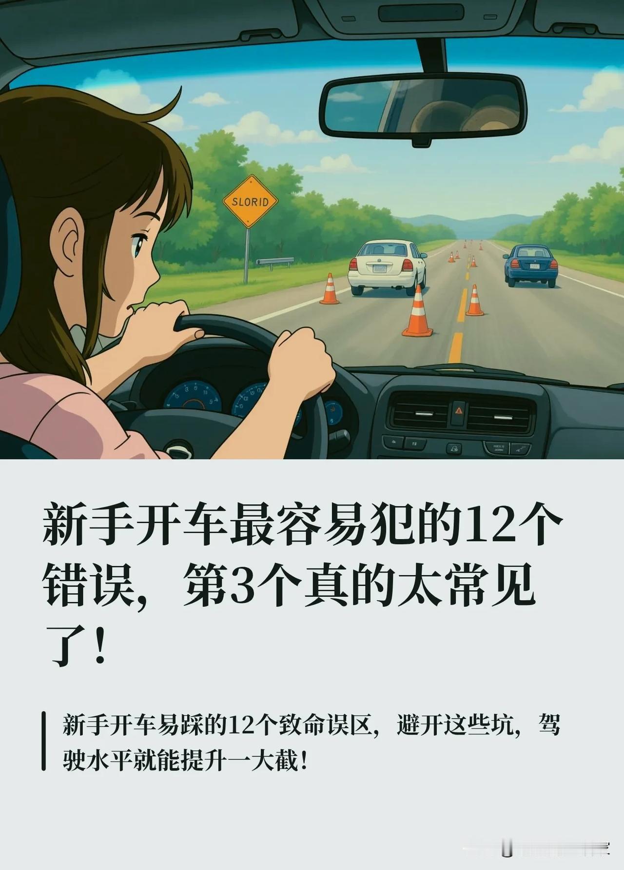 新手司机必看！这12个致命误区，90%的事故都栽在这！
 
很多人以为开车事故多