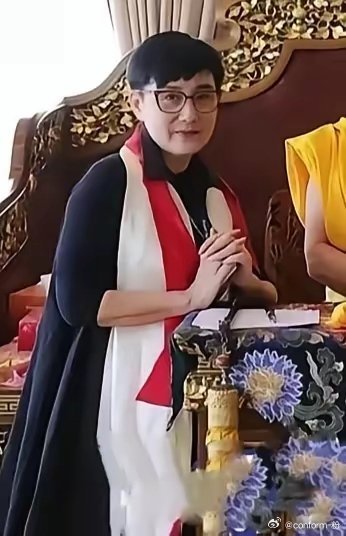 利智，现在的样子。她的短发，依旧干练，只是脸上的皱纹多了起来。多年前，利智的那双