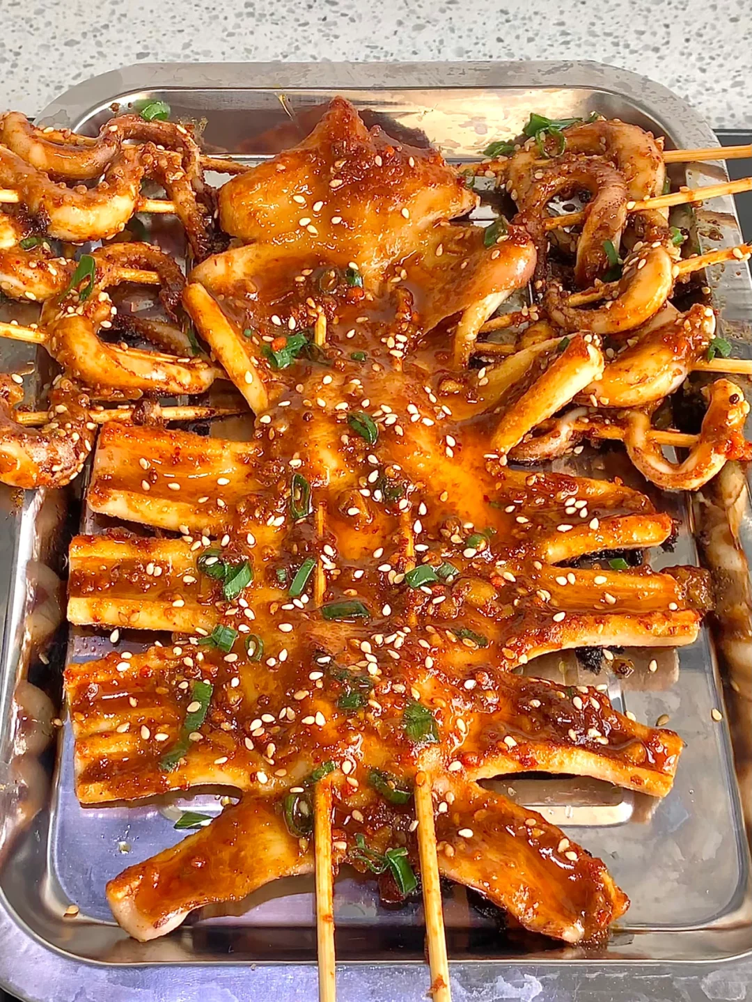 楼下铁板鱿鱼的秘方㊙️被我要来了！！酱料yyds