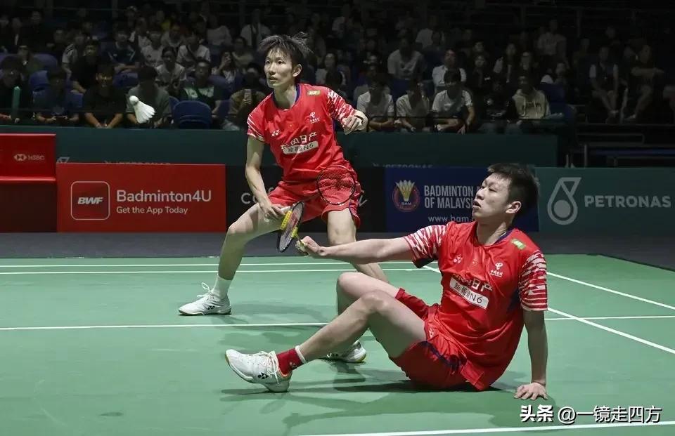 刚刚结束的一场印度羽毛球公开赛男双1/8决赛，国羽新组合黄荻/任翔宇没能延续昨天