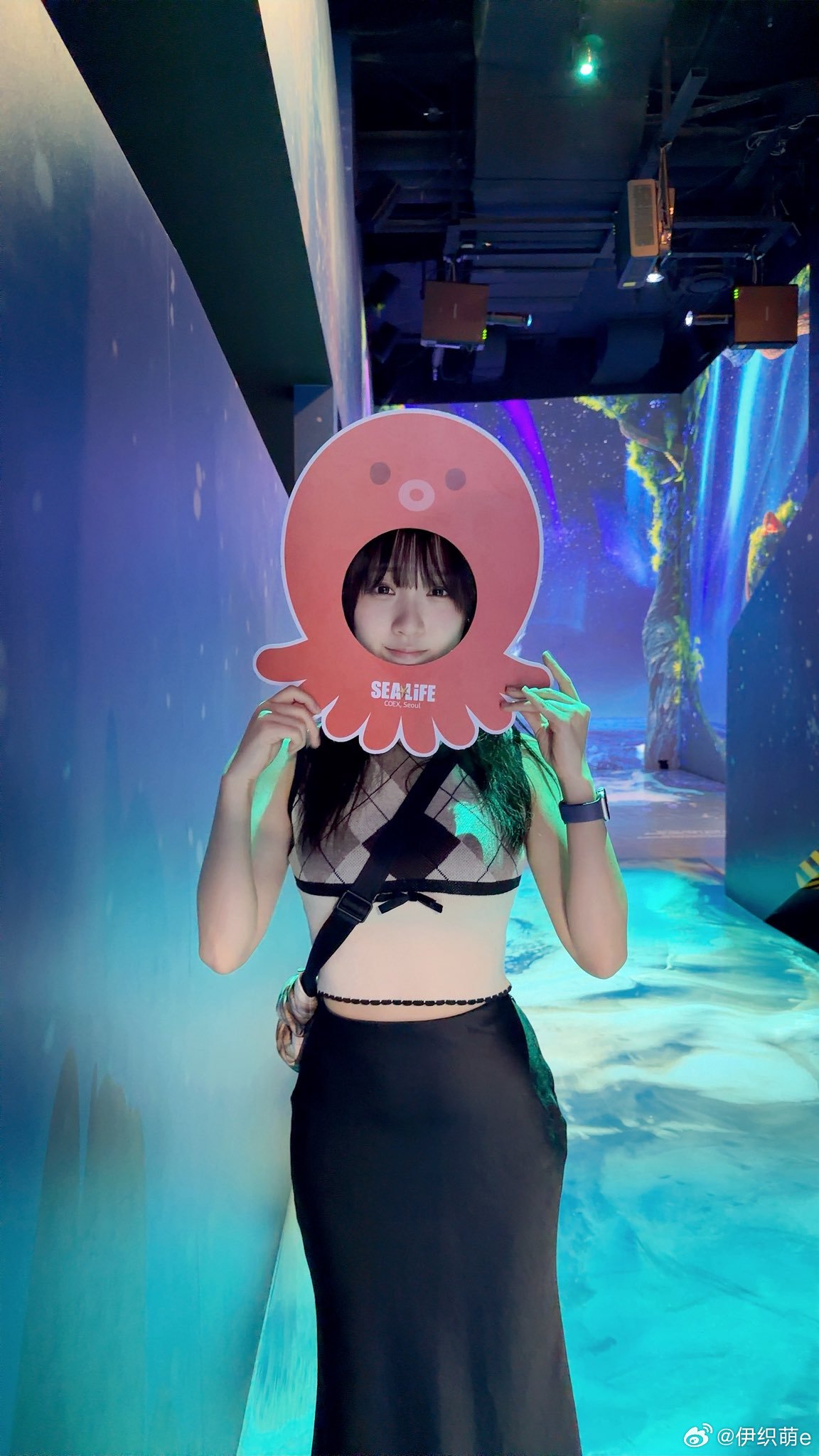 韓国に来ました！🐙啾一个伊织萌日常分享自拍 韩国