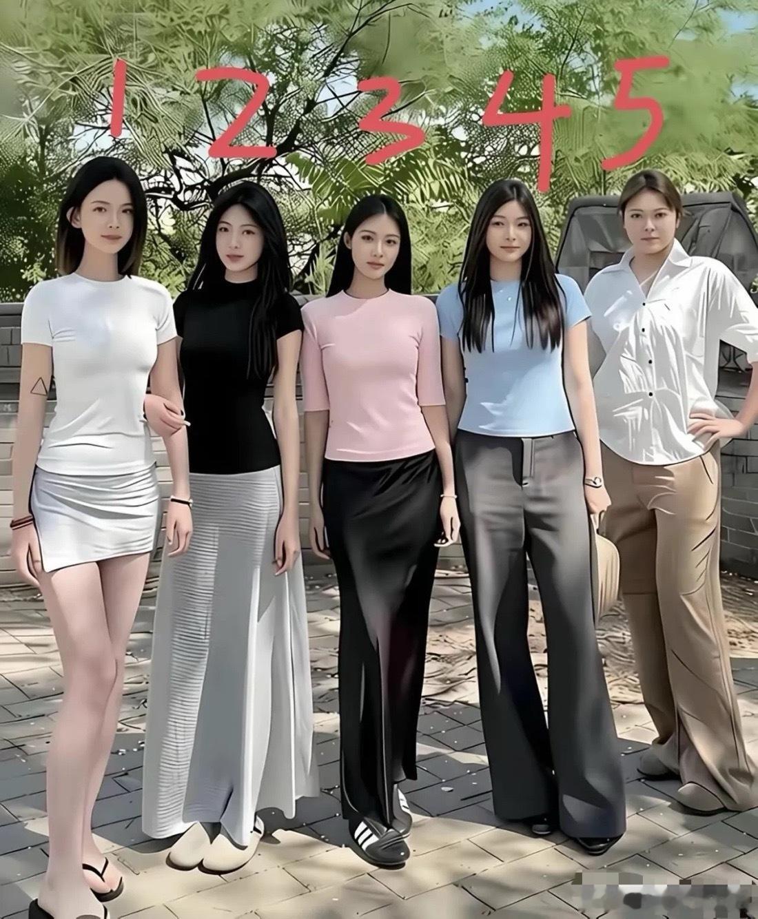 五人中，有一人是男扮女装的，你能找出来吗？ 