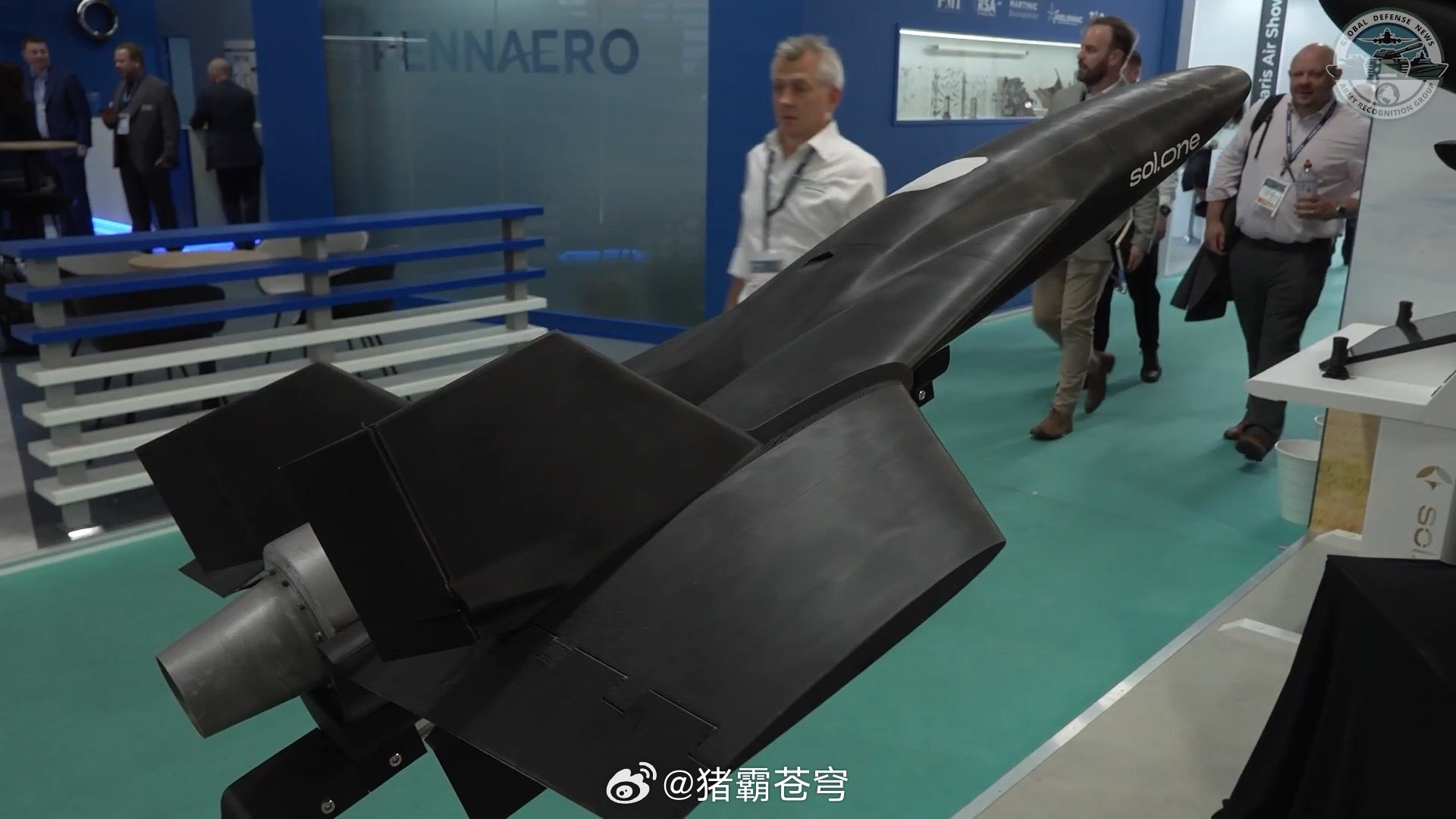 比利时公司 Sol One 展示了其 Saboteur VTOL 无人飞行器。翼