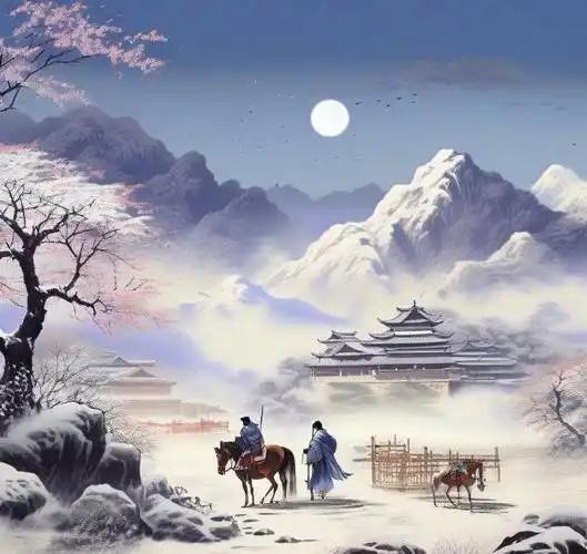 下联：图说塞外情。

（图片来自网络）