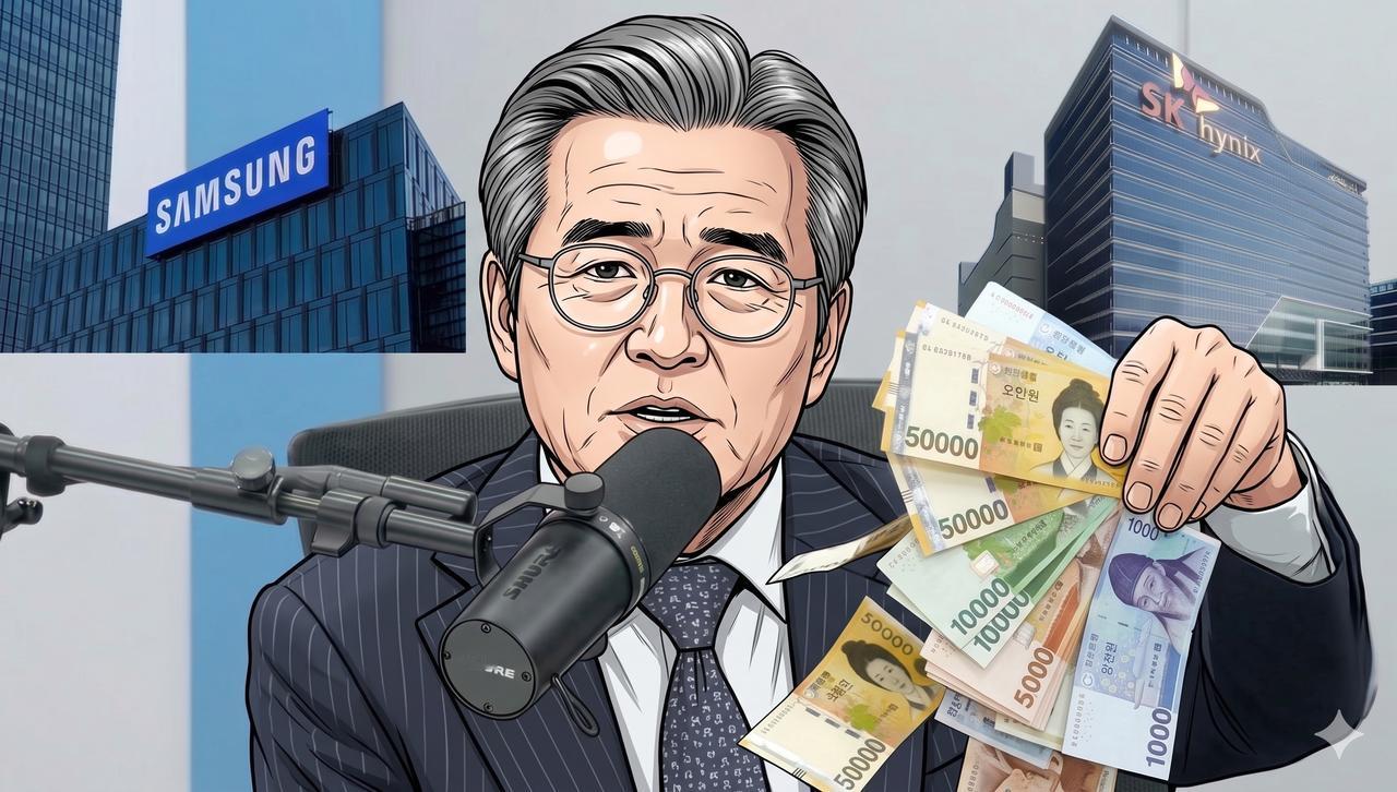 韩国 AI 即将全民分红？

就在昨天，韩国总统室的政策室长金容范，在他个人的F