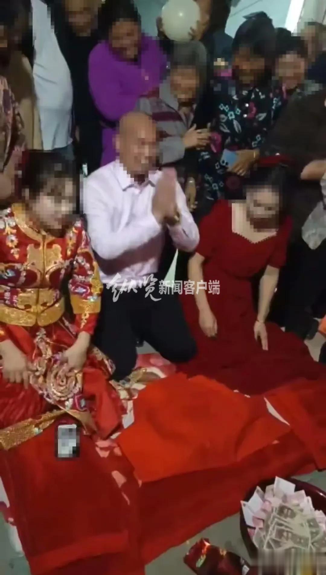 网传安徽男子同时迎娶2名新娘，并举行拜堂仪式，宿州市泗县瓦坊镇派出所告诉纵览新闻