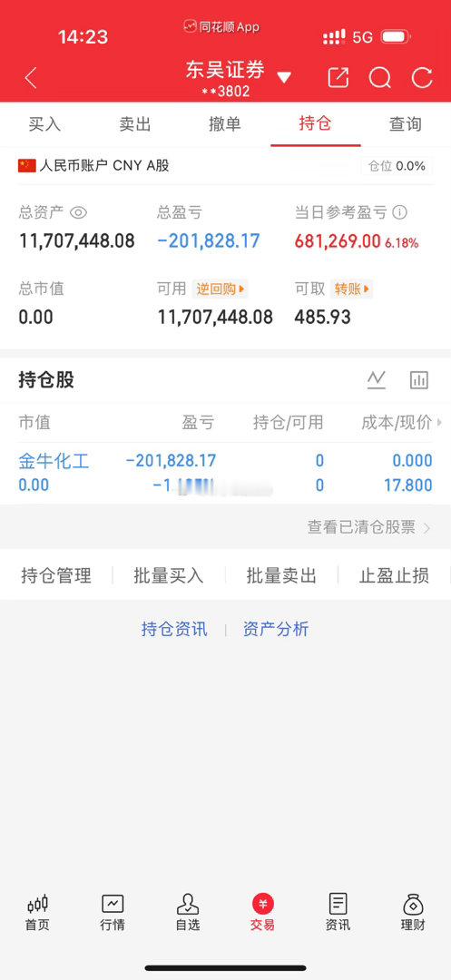 各位战友！今天账户盈利68.12万！这个数字不是终点，而是新征程的起点！此刻我撂