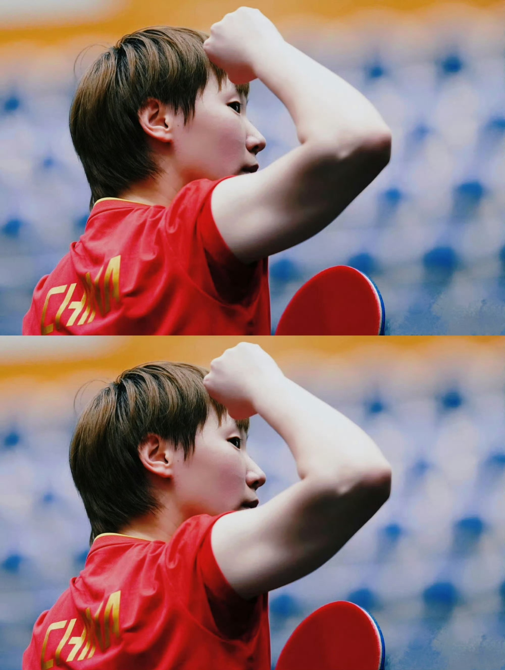 王曼昱陈梦林诗栋全运首秀王曼昱加油✊ ​​​