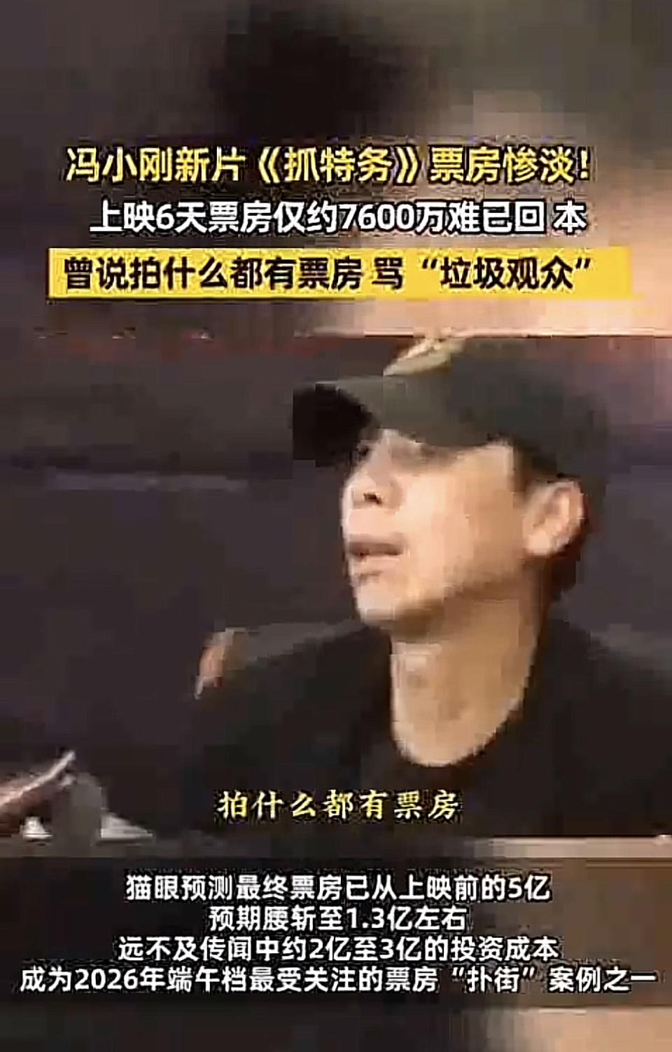 抓特务电影遇冷，我觉得抓特务这个名字的受众面就很小，听起来很幼稚，应该换个名字或