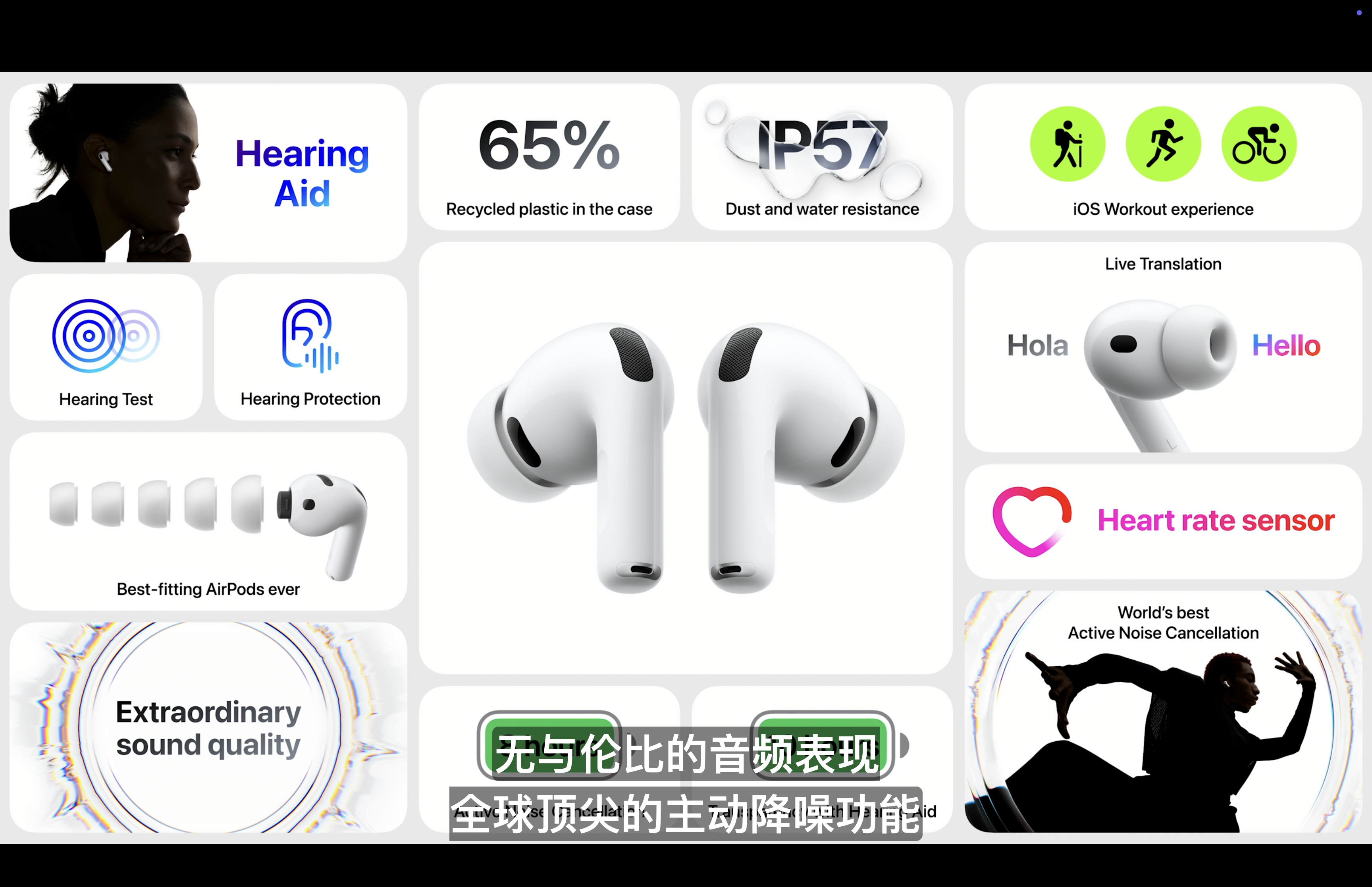 苹果发布会全新的Airpods 发布了我印象最深的是体积变小了[泪奔] ​​​